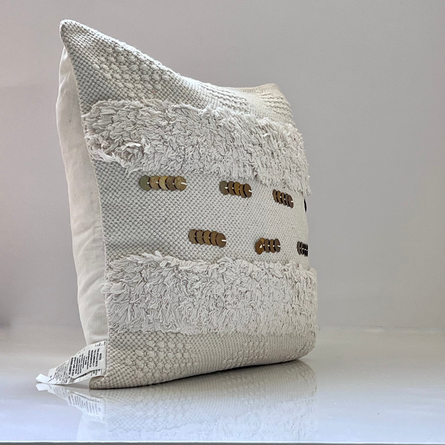 Ivory Throw Pillow Cover