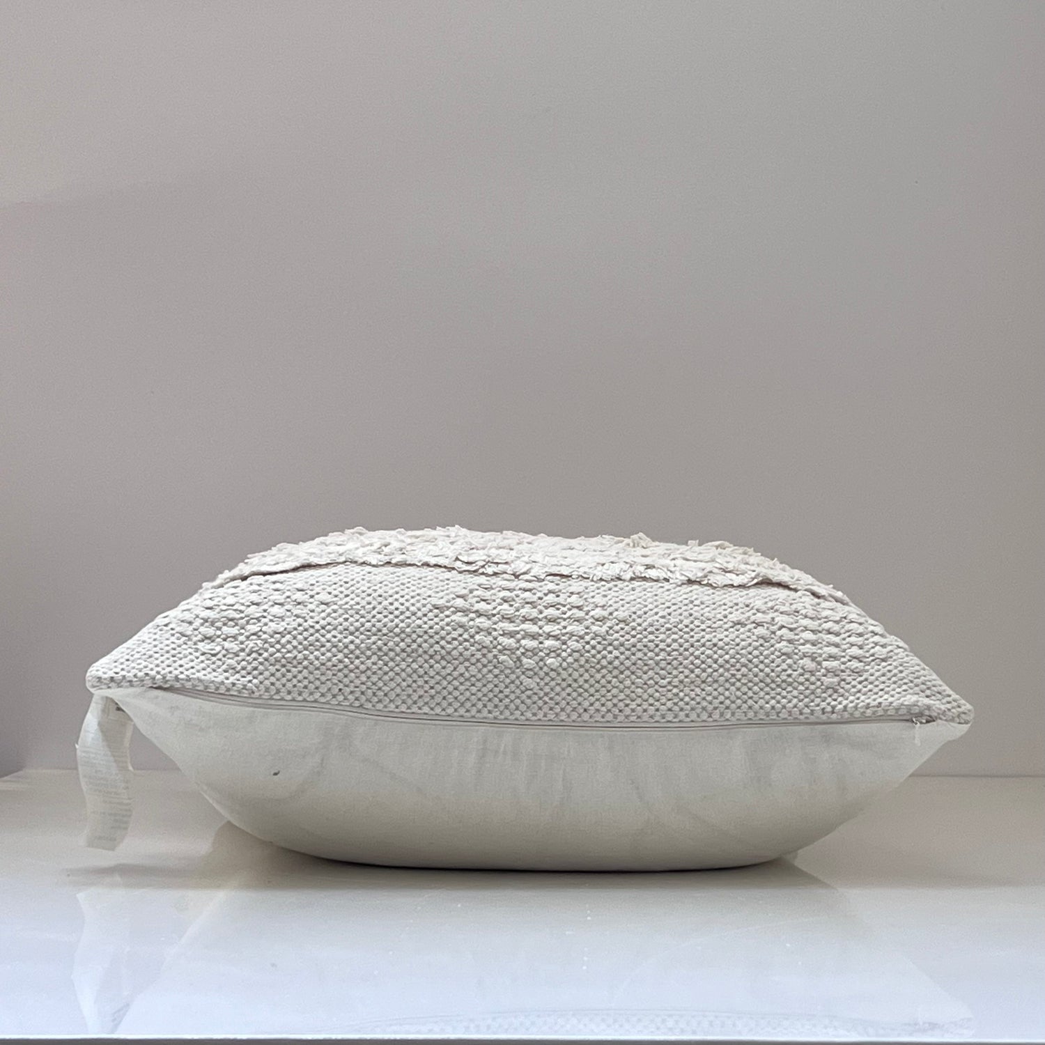 Ivory Throw Pillow Cover