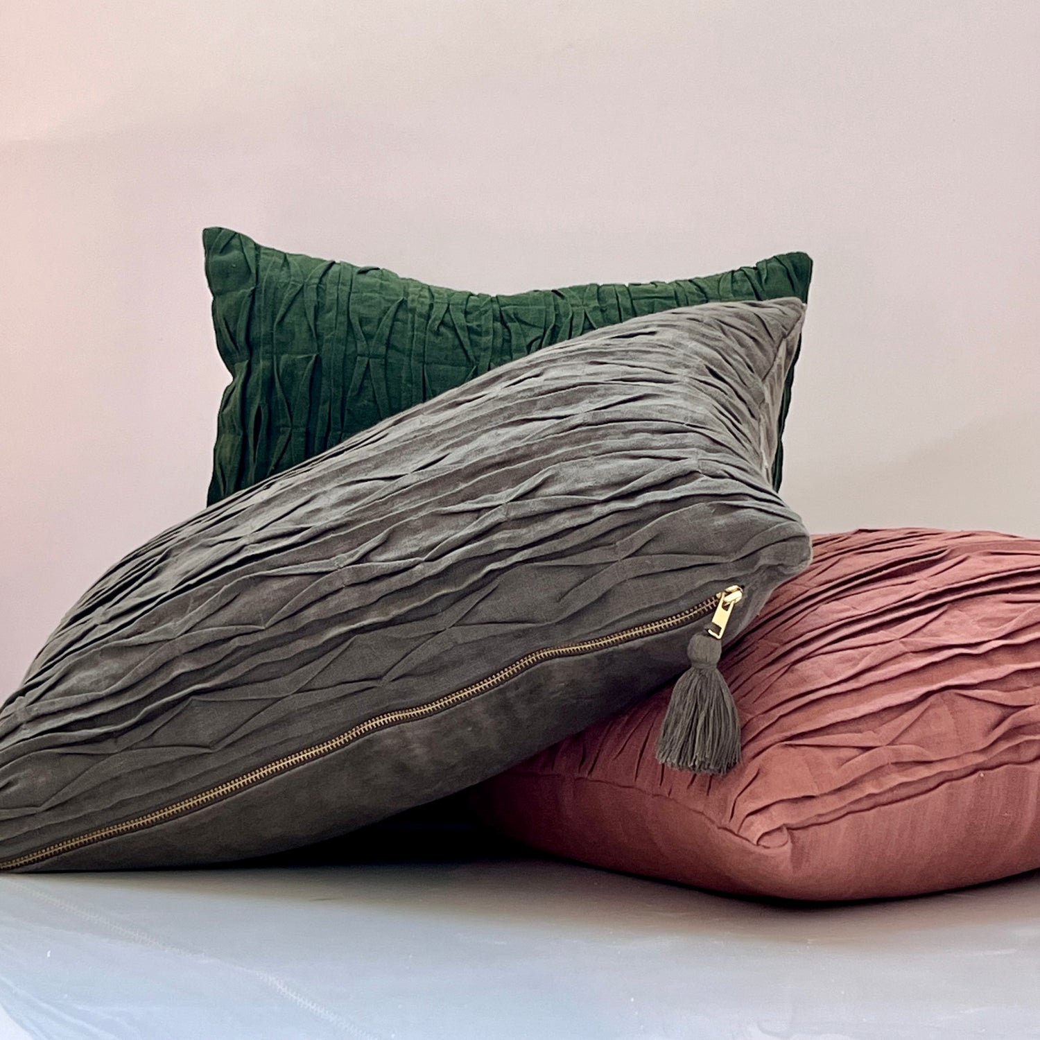 Southern living Pintuck Throw Pillow Cover