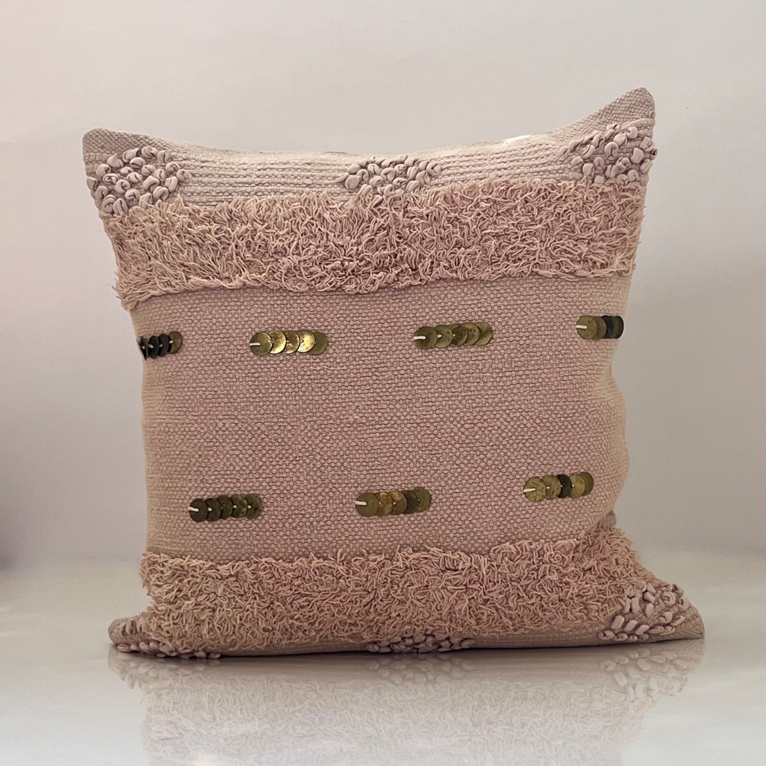 Blushed pink Throw Pillow Cover