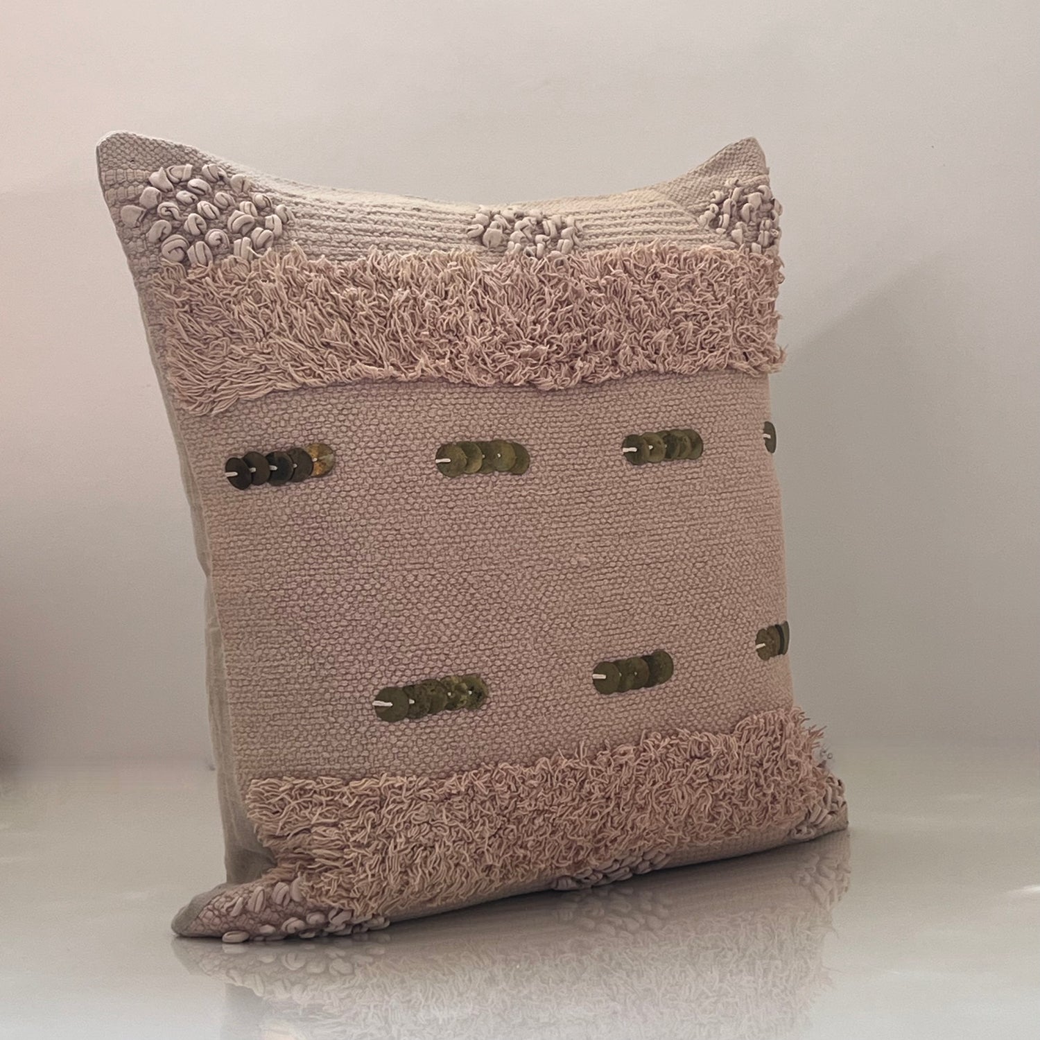 Blushed pink Throw Pillow Cover