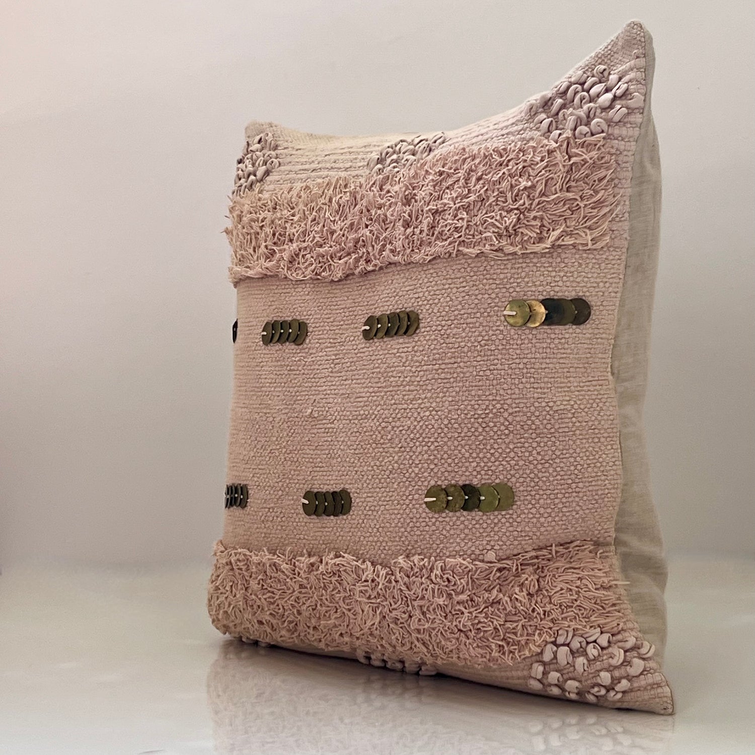 Blushed pink Throw Pillow Cover