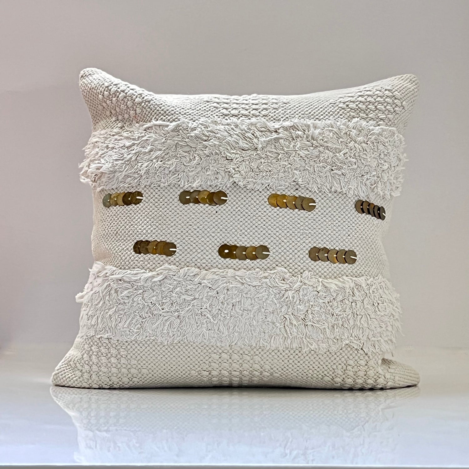 Ivory Throw Pillow Cover