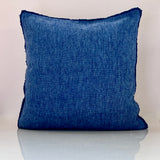 Borago Blue Throw Pillow Cover