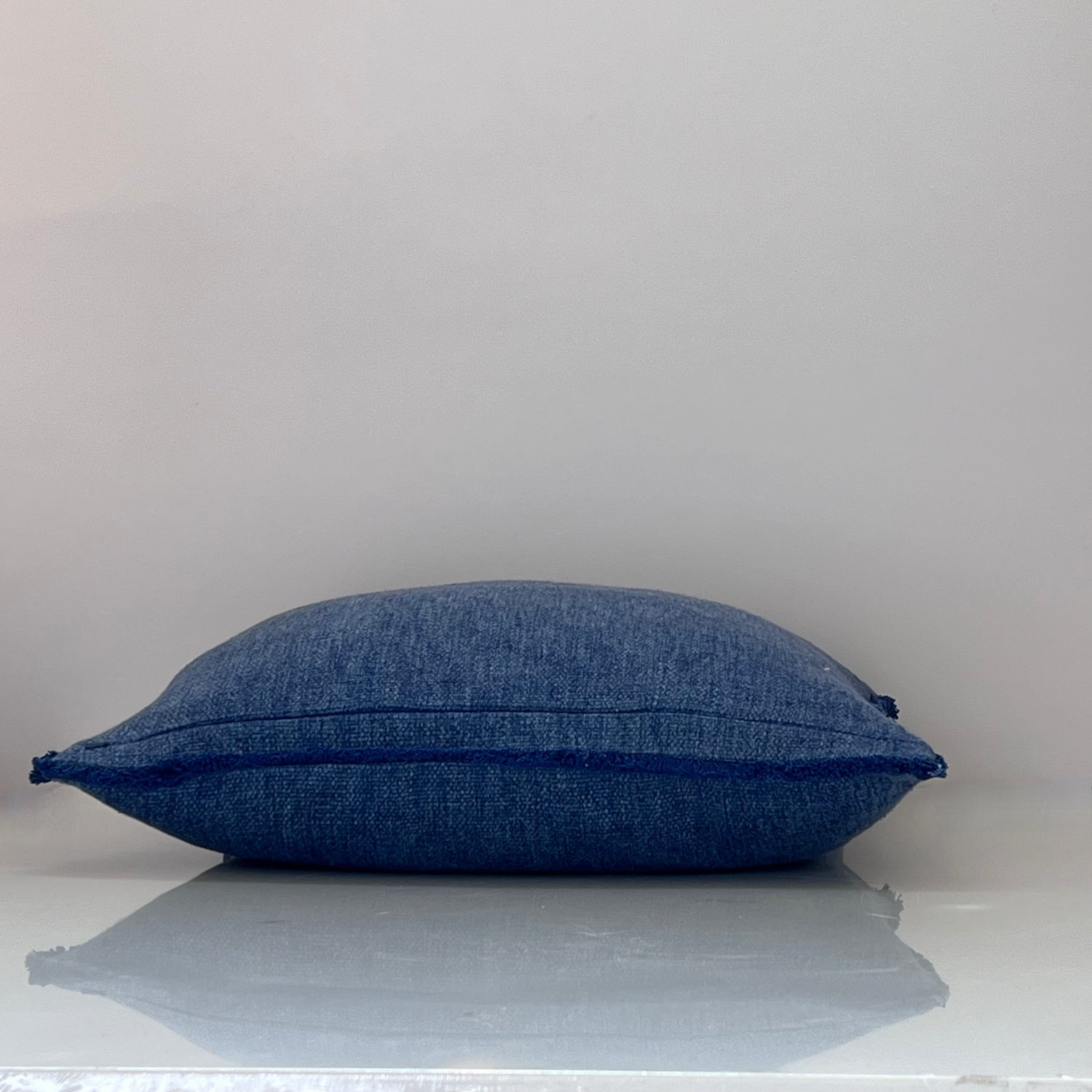 Borago Blue Throw Pillow Cover