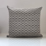 Brunia Gray Throw Pillow Cover