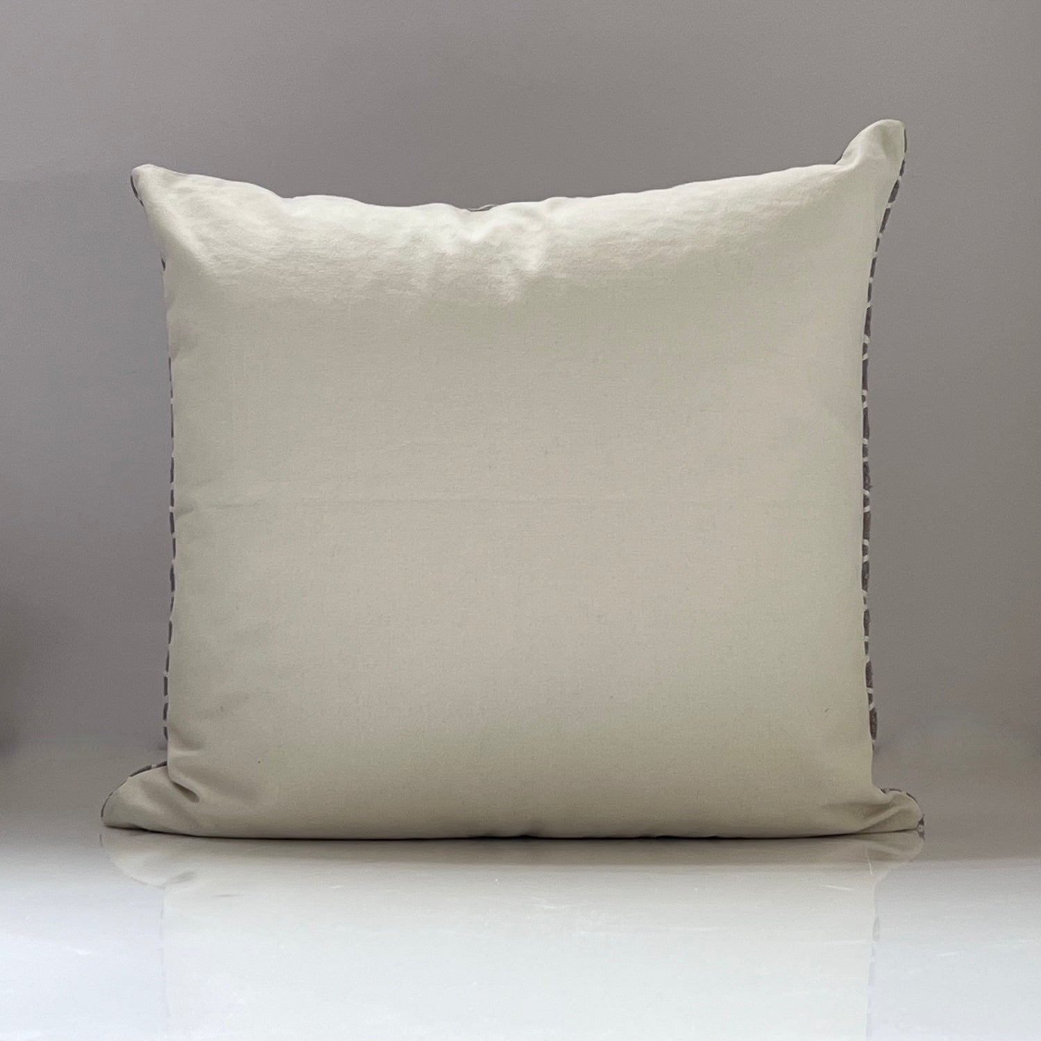 Brunia Gray Throw Pillow Cover